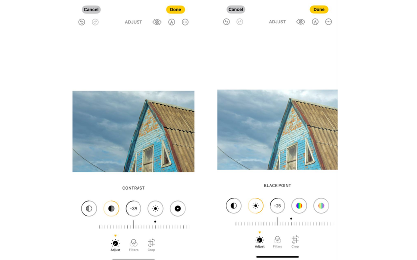 Contrast and Black Point on iPhone photo | Skylum Blog