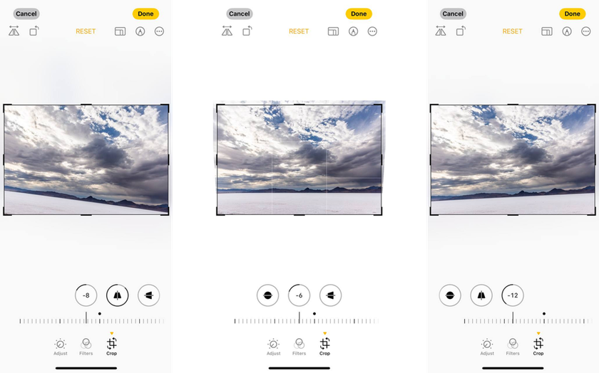 Horizontal tool in iPhone photos | Skylum Blog