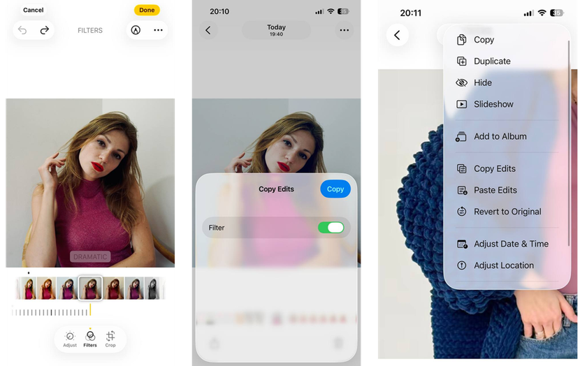 Copy and paste filters for editing photos on iPhone | Skylum Blog