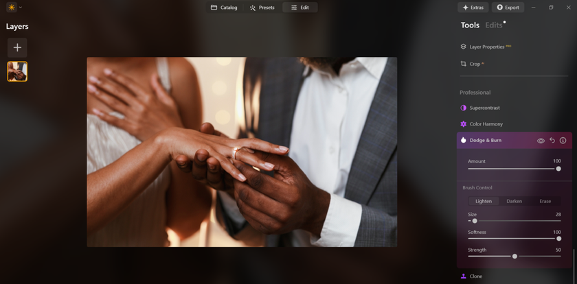 Dodge in Luminar Neo | Skylum Blog