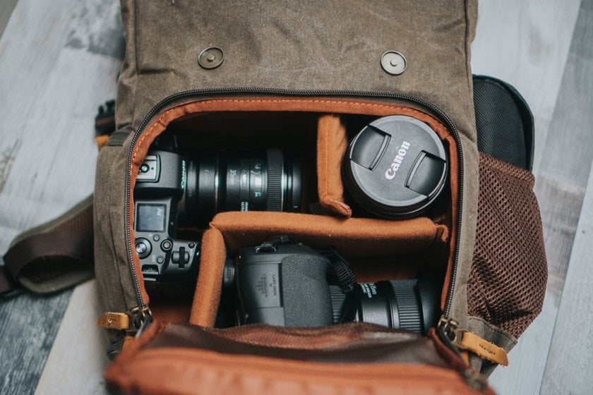 Cameras and lenses in a bag | Skylum Blog