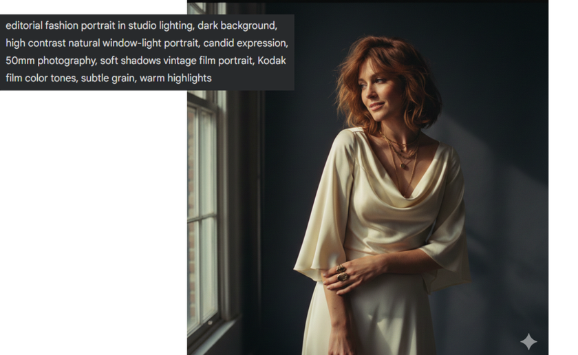 Portrait of a girl created based on a prompt | Skylum How-to