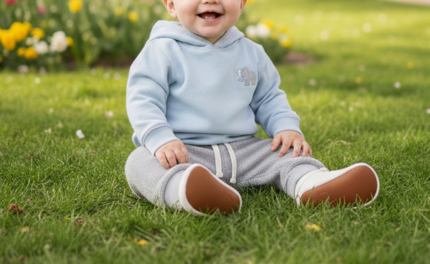 Baby clothes for a spring photo shoot | Skylum Blog