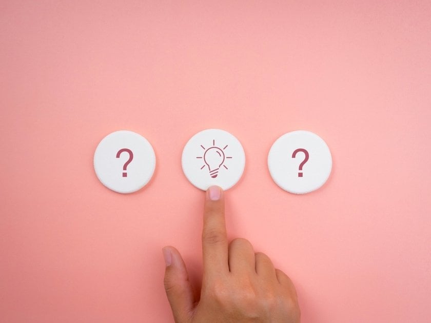 Question marks and a light bulb | Skylum How-to