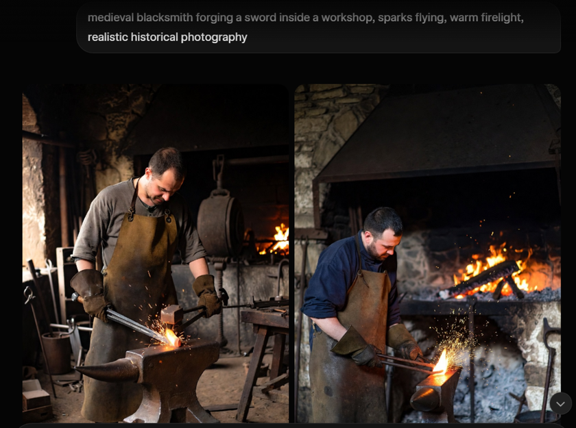 Prompt for creating a photo of a blacksmith | Skylum Blog