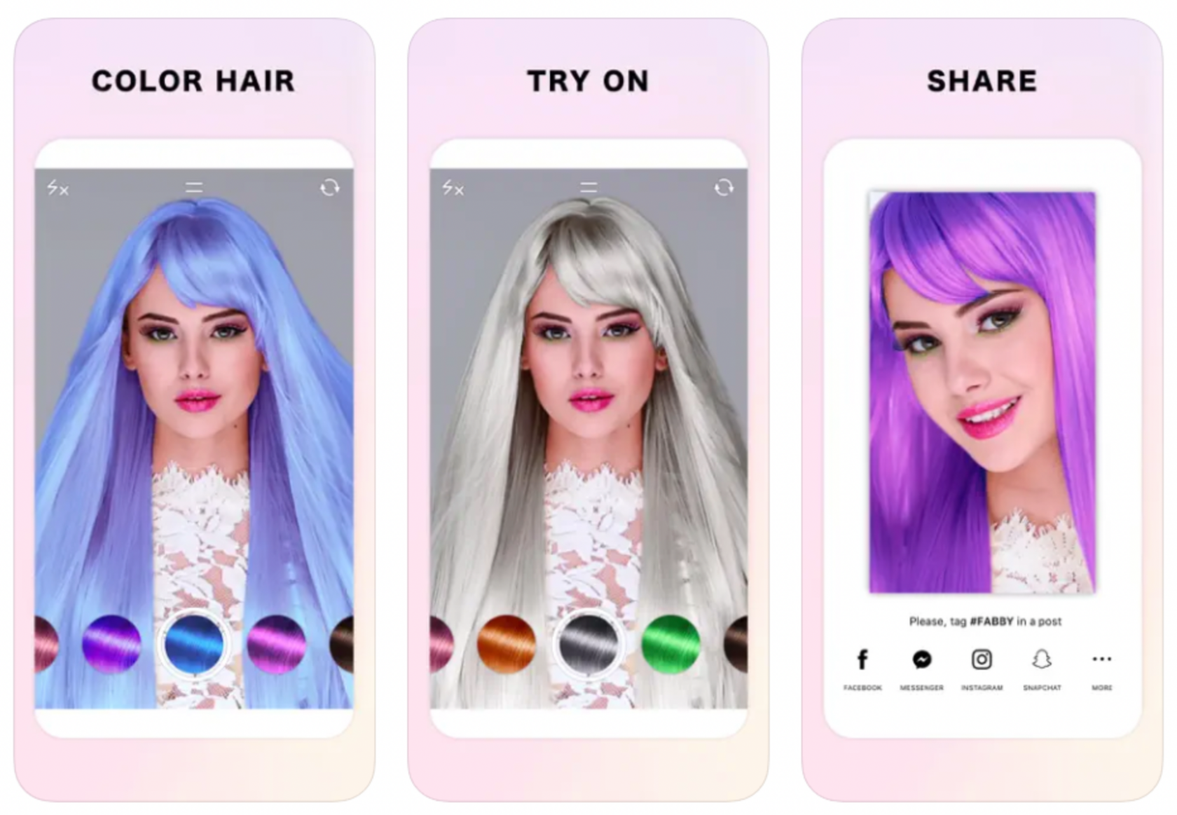 How to Try On Hair Color Filters With the Best Free Hair Color App