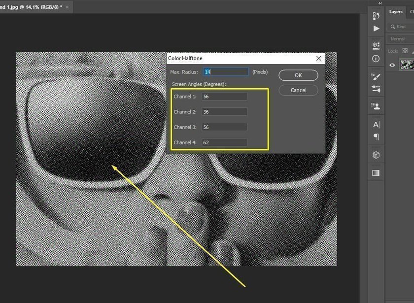 Photoshop halftone filter: the easiest you can do in Photoshop! Image9