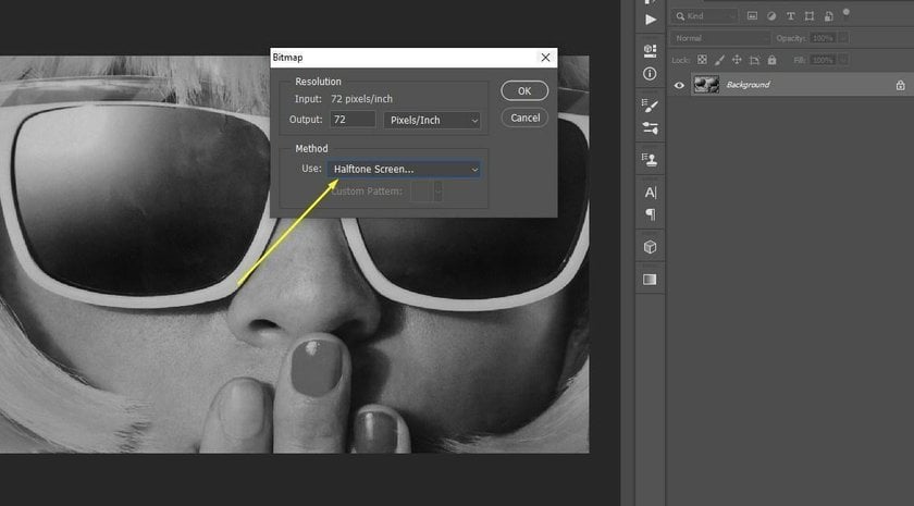 Photoshop halftone filter: the easiest you can do in Photoshop! Image17
