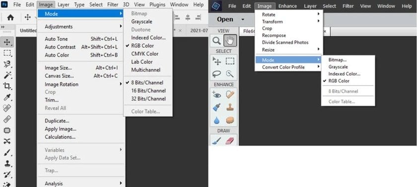 Photoshop Elements vs Photoshop - Tool Kit | Skylum Blog
