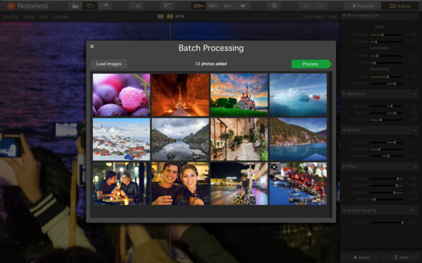 Batch processing saves noisy photos fast(2)