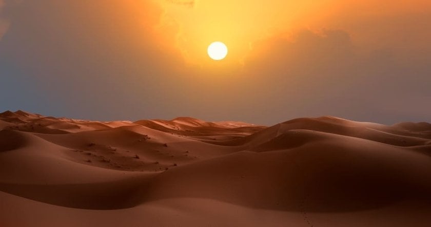 Beautiful Photo of the Sun in the Desert | Skylum Blog