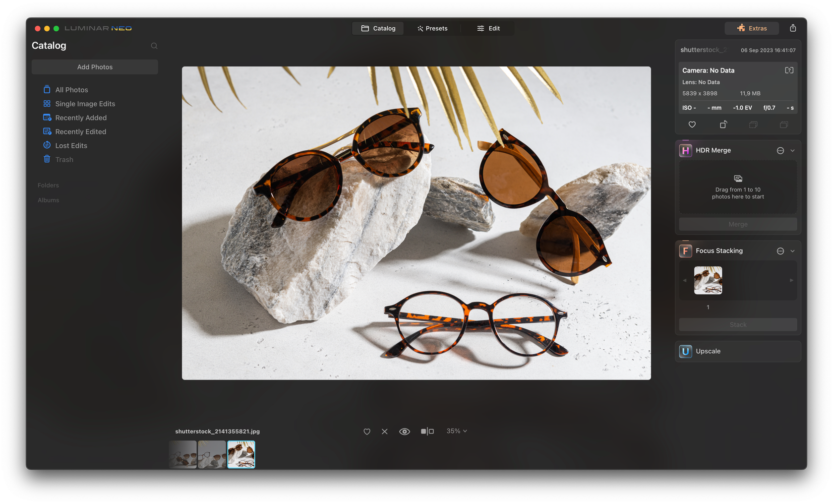 Product Photography Enhancing Details through Focus Stacking