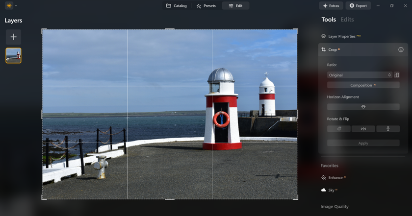 Crop photo in Luminar Neo | Skylum Blog