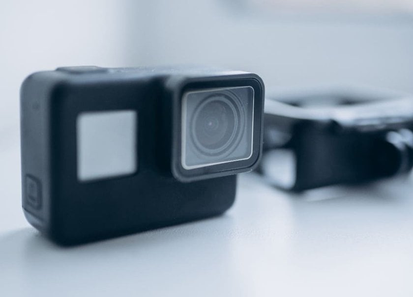 Close-Up of a Small Action Camera | Skylum Blog