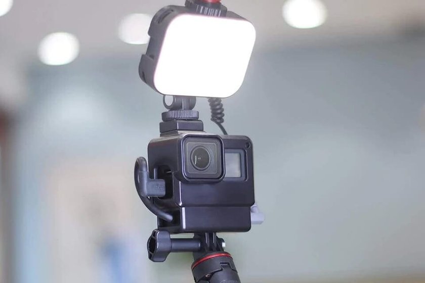 Photo of an Action Camera with Flash | Skylum Blog