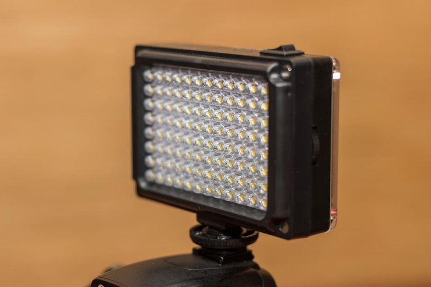 Close-Up Photo of an Action Camera Flashlight | Skylum Blog