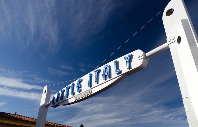 View of the Little Italy Against the Sky | Skylum Blog