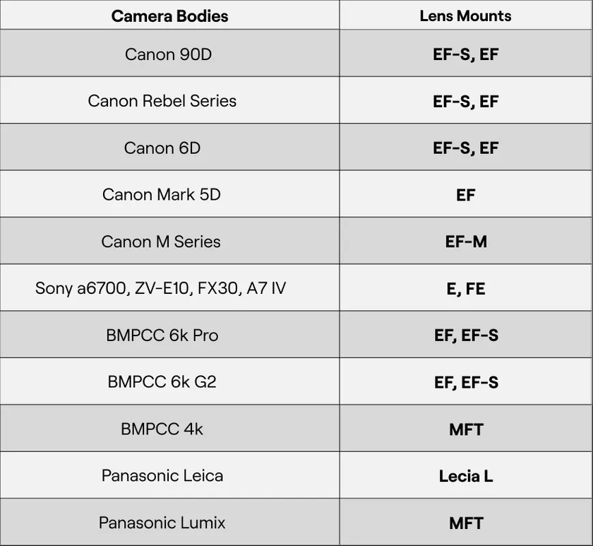 Interchangeability Between Canon and Nikon Lenses | Skylum Blog