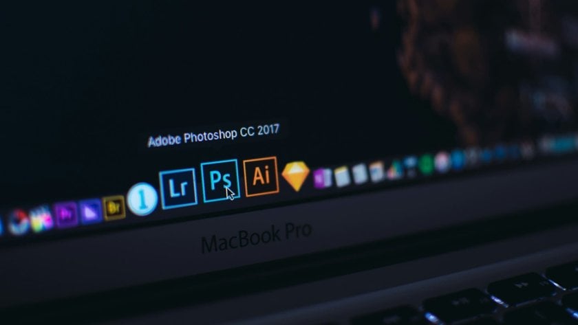 Photoshop Icon Displayed on a Laptop | Skylum Blog