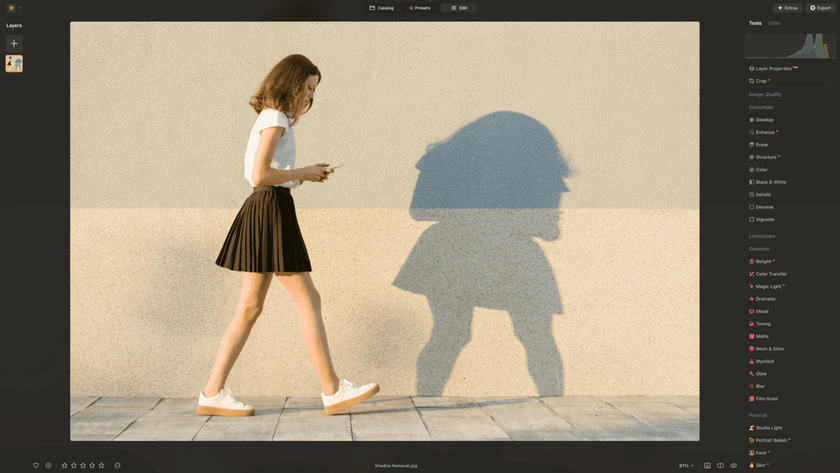 How to Edit a Shadow Out of a Photo for a Clean Look Image3