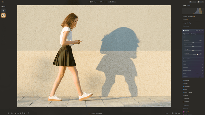 How to Edit a Shadow Out of a Photo for a Clean Look Image4