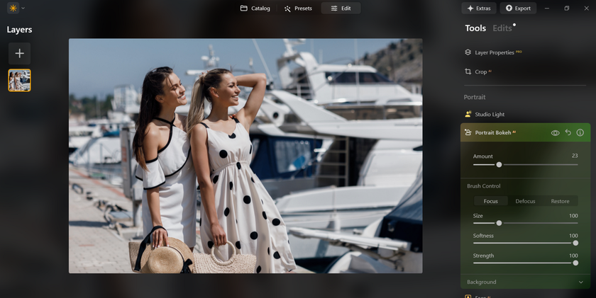 Bokeh effect in Luminar Neo| Skylum Blog
