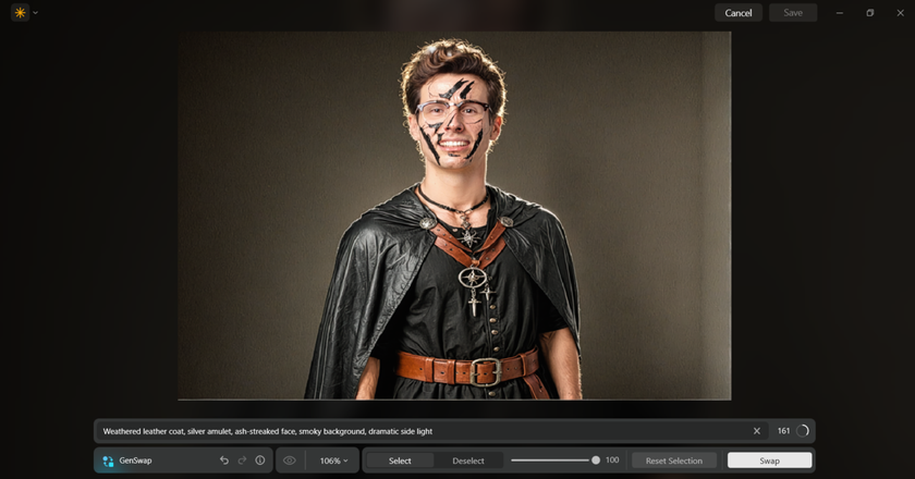 Luminar Neo generated suit Witch Hunter | Skylum Blog