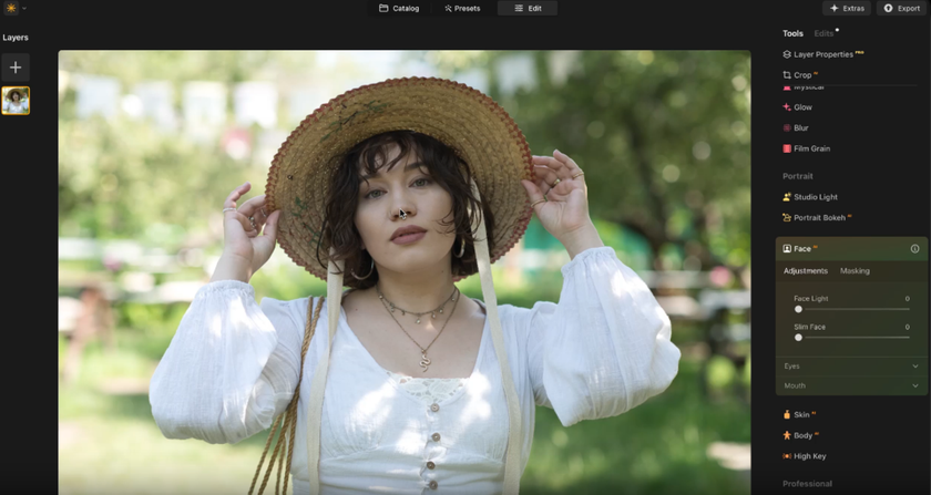 Editing a portrait in Luminar Neo | Skylum Blog