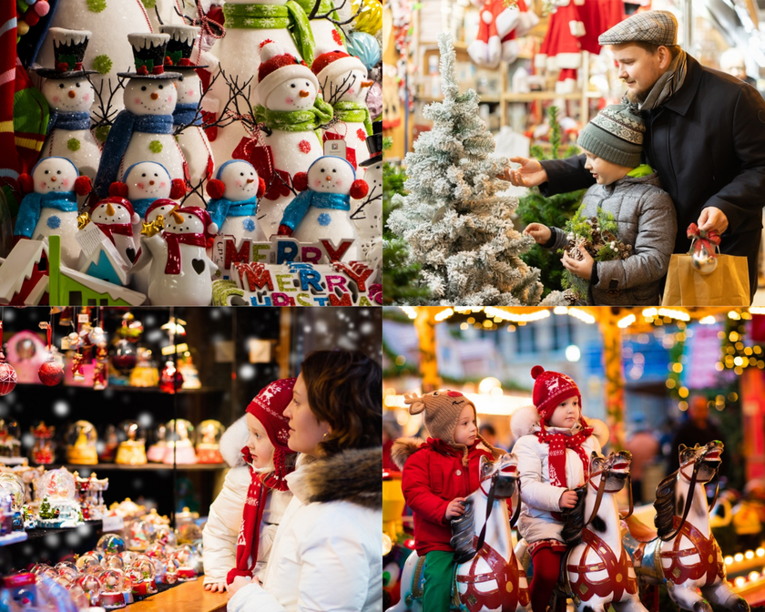 Christmas Market Collage | Skylum Blog