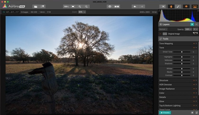 Then I take the 3 photos into Aurora HDR Pro and let the magic begin!(2)