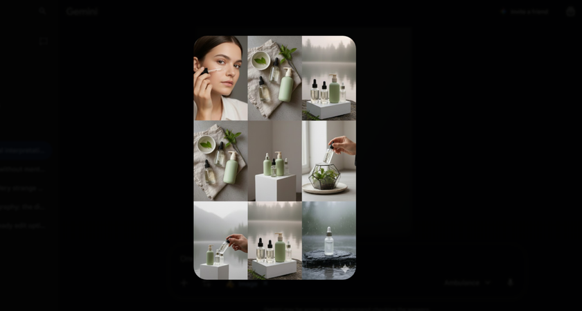 A finished collage in Gemini by Prompt | Skylum Blog