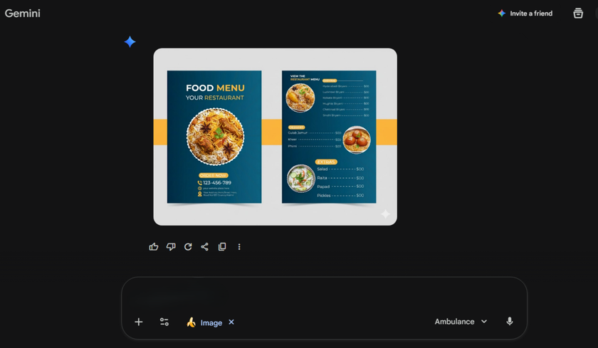A ready-made menu with photos in Gemini | Skylum Blog