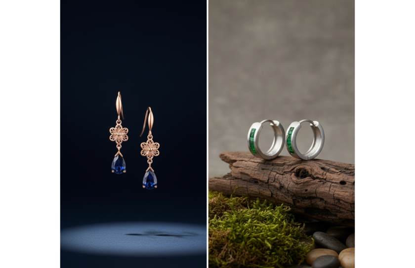 Photo of earrings | Skylum Blog