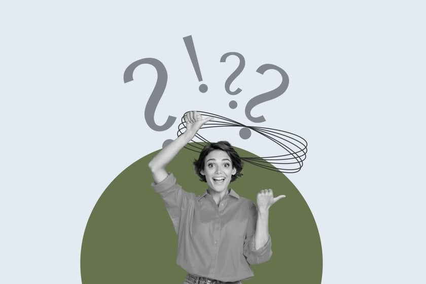 A girl with questions over her head | Skylum Blog