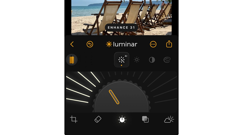 The editing wheel in Luminar Mobile | Skylum Blog