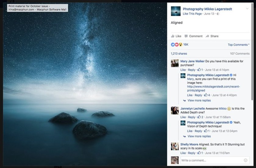 How to make people share and comment your Facebook photos | Skylum Blog(3)