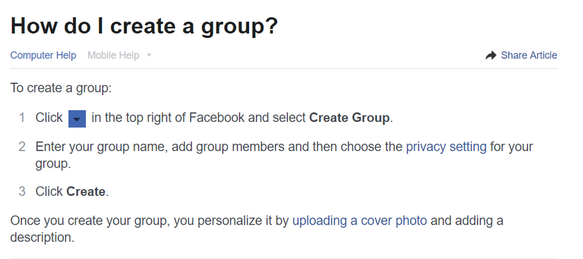 Tips to make your Facebook photo page or group more popular Image2