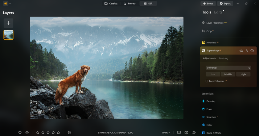 Supersharp in Luminar Neo | Skylum Blog