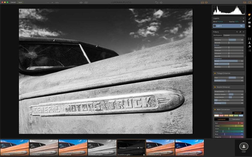 Vintage Americana truck photos made easy with Luminar(6)