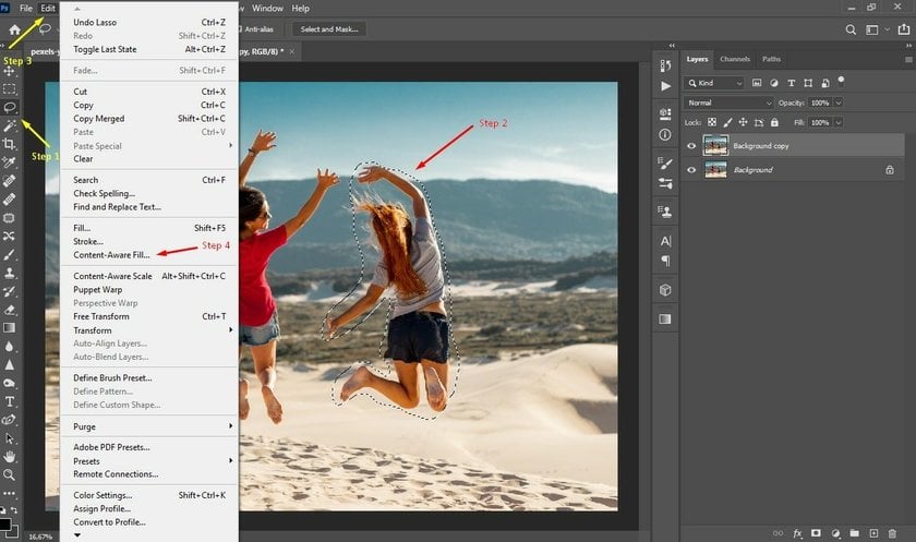 How To Use Content Aware Fill in Photoshop Image2
