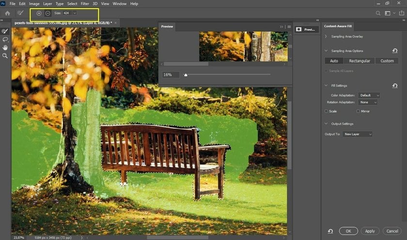 How To Use Content Aware Fill in Photoshop Image18
