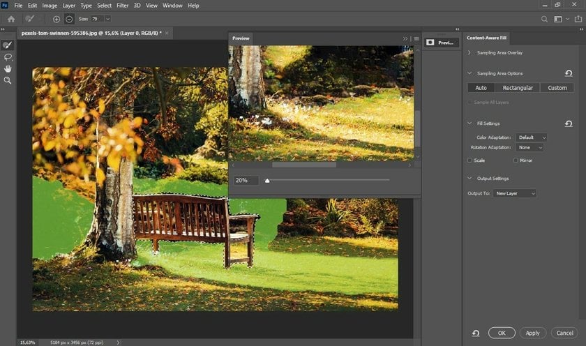 The most complete guide on how to do content aware fill in Photoshop with examples Image19