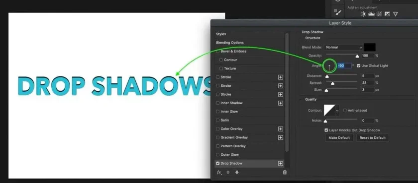 How to Add a Drop Shadow in Photoshop? Difficult Concept Explained Simply Image3