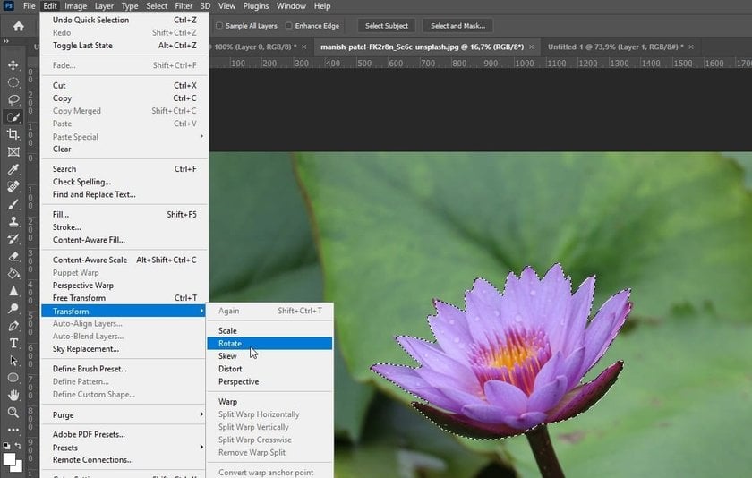 How to Rotate a Layer in Photoshop: Adobe Image & Object Rotation Guide Image7