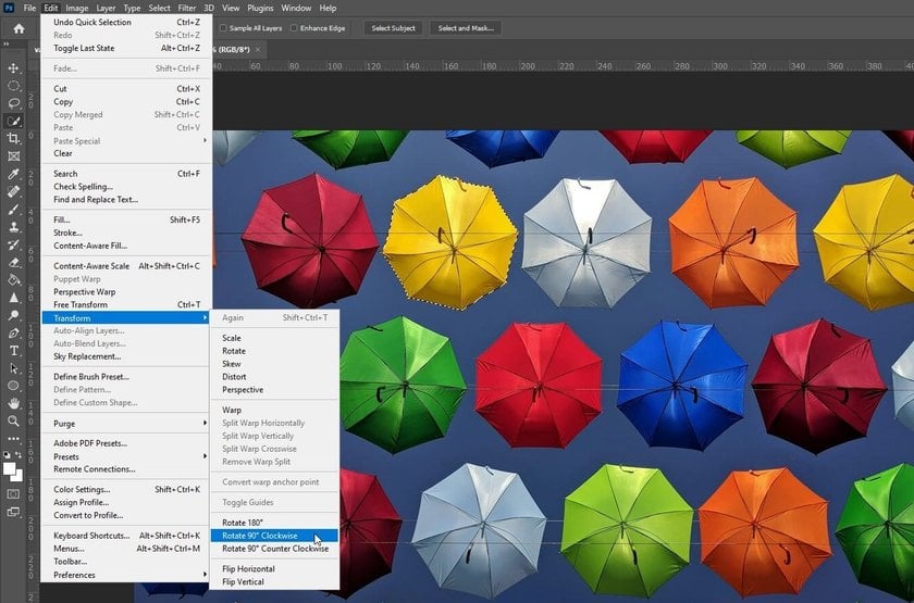 How to Rotate a Layer in Photoshop: Adobe Image & Object Rotation Guide Image11