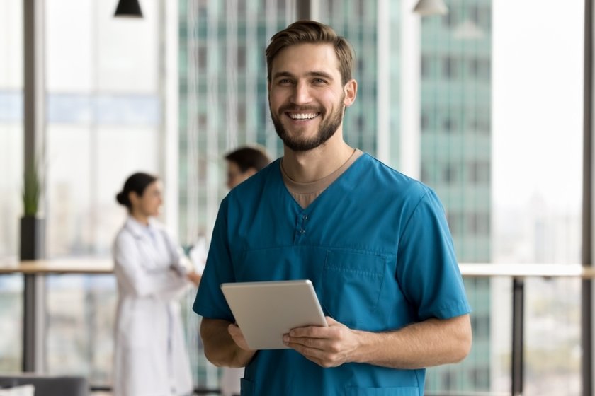 Portrait of a doctor at work | Skylum Blog
