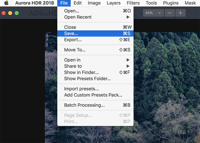 Saving a Native Aurora HDR File with History on a Mac | Skylum Blog(3)
