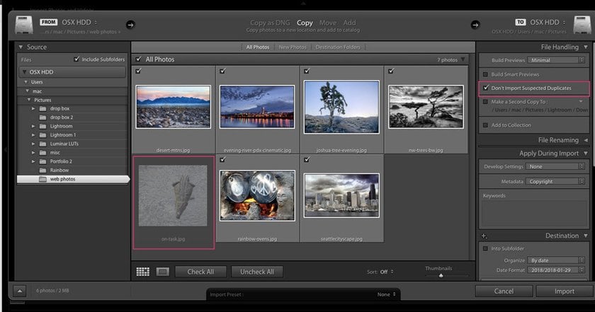 Importing Photos into Lightroom | Skylum Blog(3)