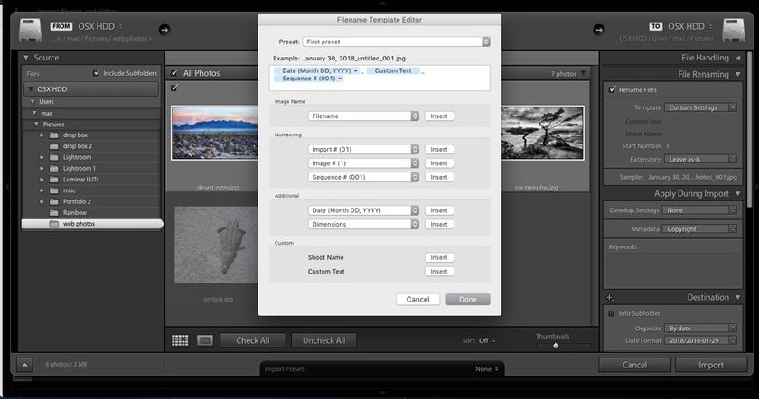 Importing Photos into Lightroom | Skylum Blog(4)