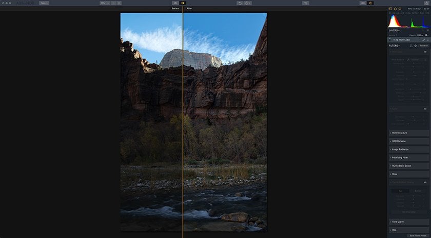 Raw File Workflow with Aurora HDR Image4